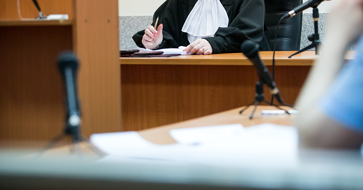 Judge in Court