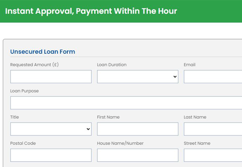 Easy Loan Application Form