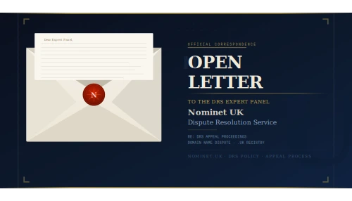 Nominet DRS Open Letter