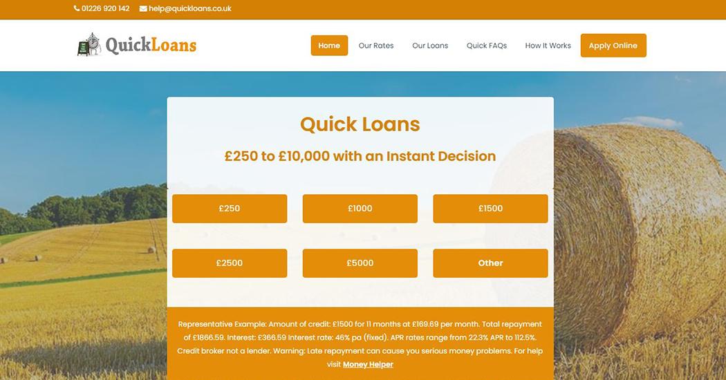 Quick Loans Screenshot